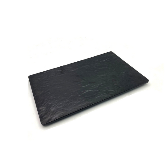 Melamine Flat Display Plate Granite Design 35.6 cm