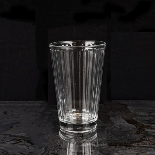 Lines Glass Water Tumbler 285 ml X3
