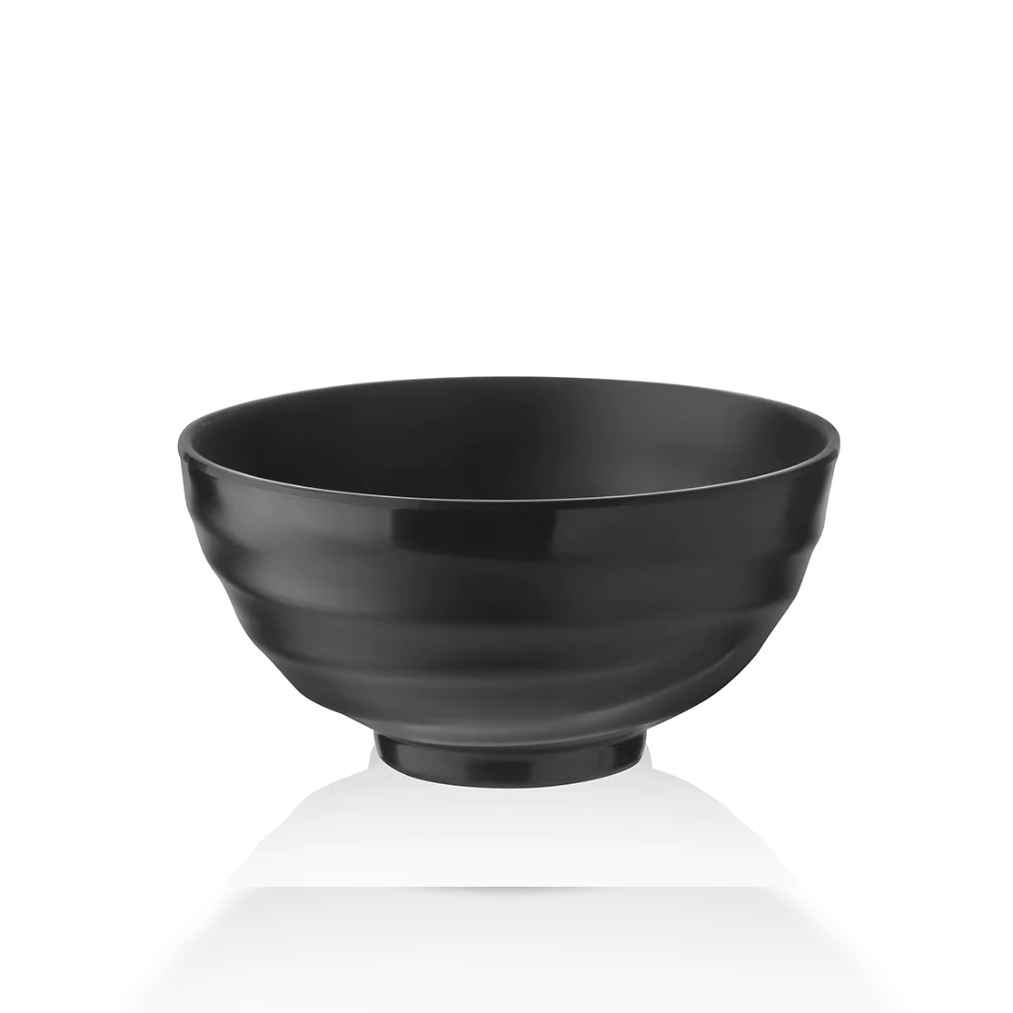 Medium Round Bowl Black Mat Finish 16 cm - Lunaz Shop