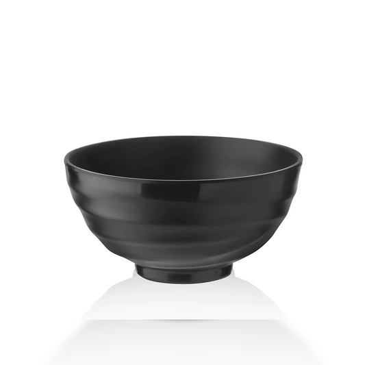 Round Bowl Black Mat Finish 19 cm - Lunaz Shop