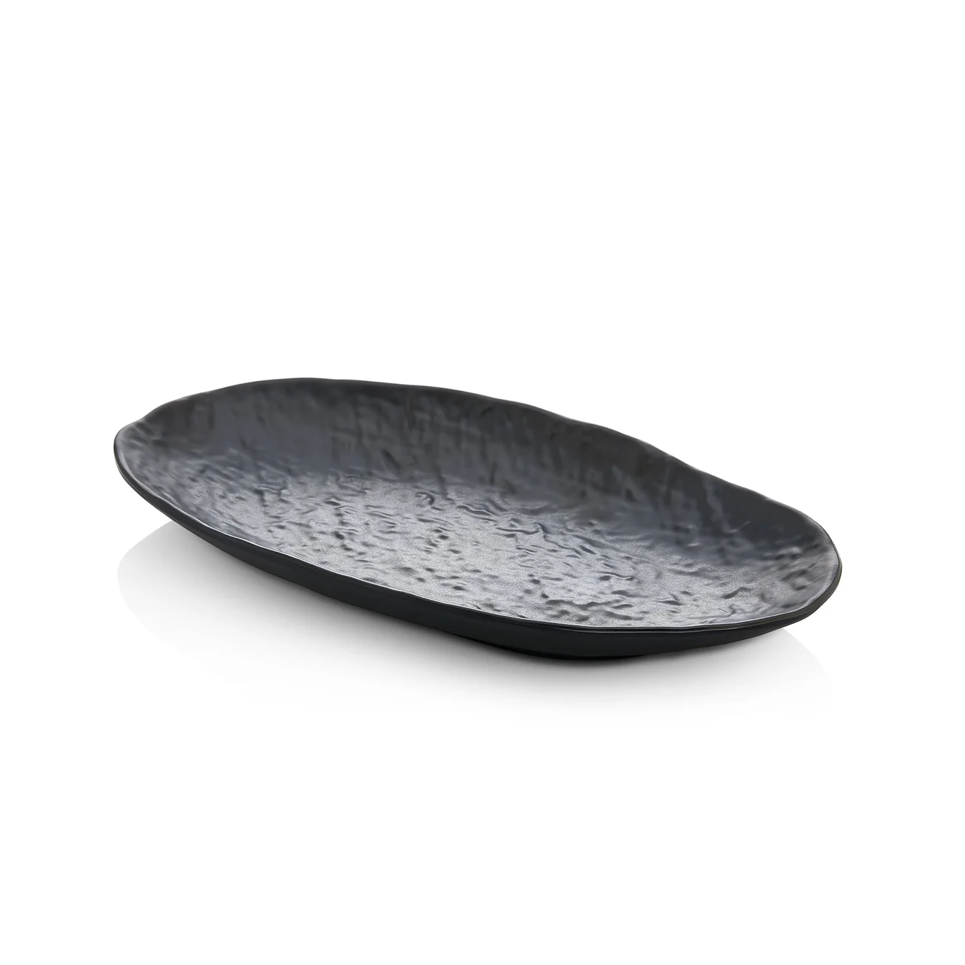 Melamine Matt Stone Oval Plate