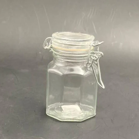 Mini Airtight Glass Jar Octagon - Lunaz Shop