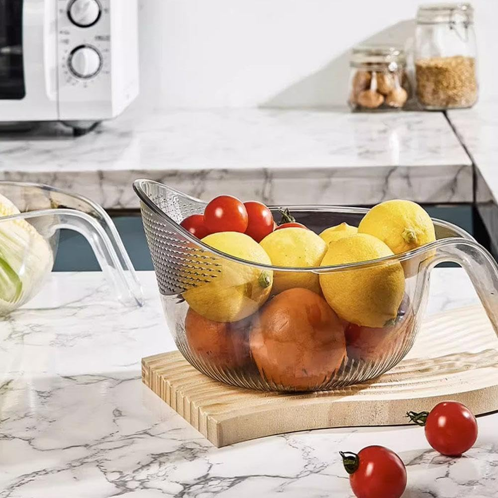 Multi-functional Kitchen Strainer Bowl for Rice, Fruits - Lunaz Shop