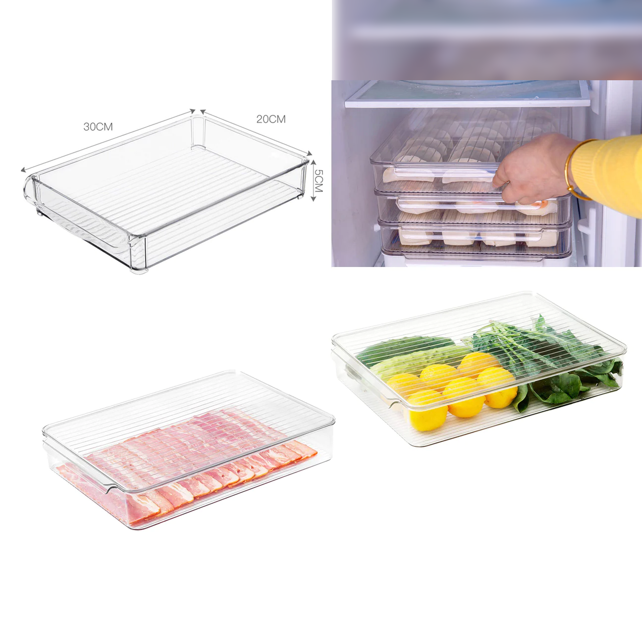 Multifunctional Storage Box with Cover XS-8102S
