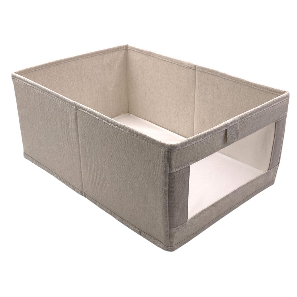 Non Woven Box with Transparent Side - Lunaz Shop