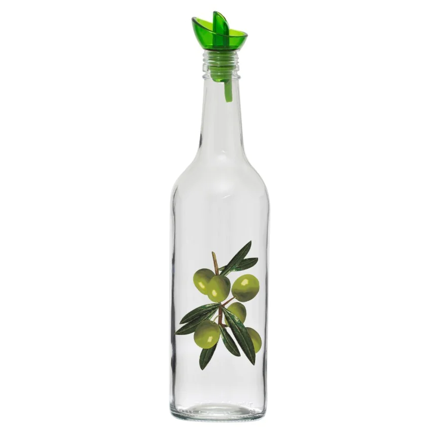 Olive Decorated Oil Bottle RD 750 ml