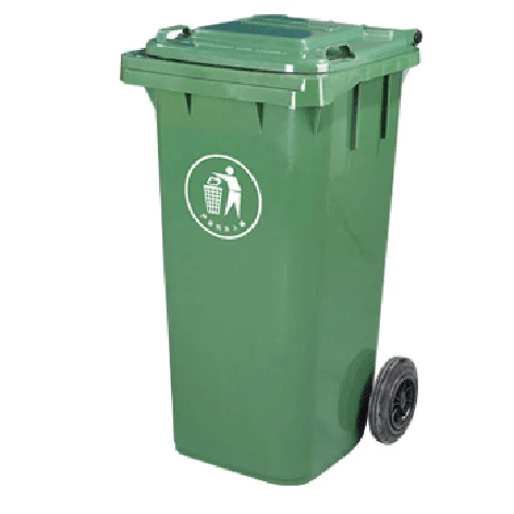 Plastic waste bin with Wheels 120L - Lunaz Shop