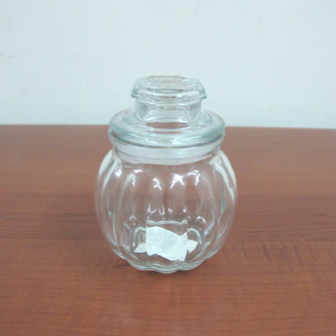 Pumpkin Shape small glass jar - Lunaz Shop