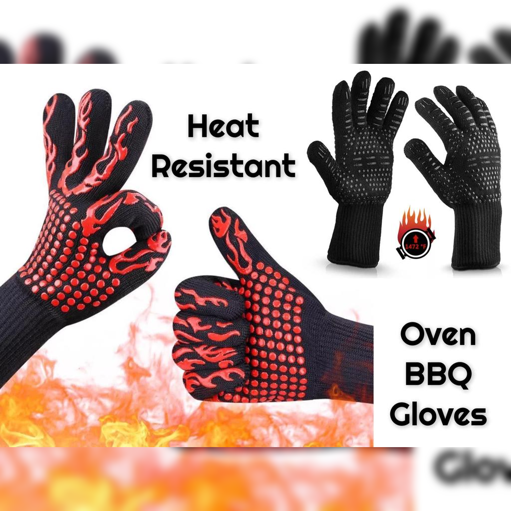 Set of 2 High Quality Heat Resistant Oven Gloves - Lunaz Shop