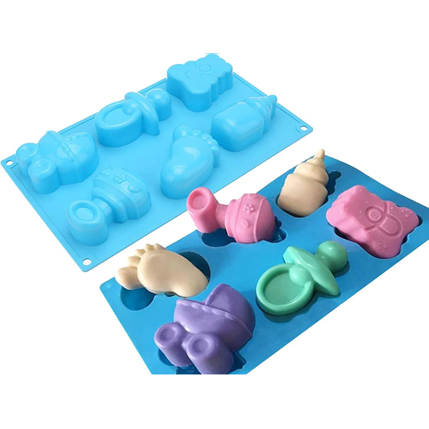 Silicone Baby Shower Mold 6 cavities - Lunaz Shop