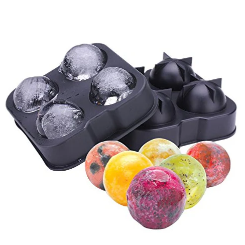 Silicone Ice Sphere Mold with 4 cavities - Lunaz SHop