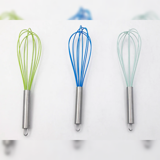 Silicone Stainless Steel Whisk 30 cm - Lunaz Shop