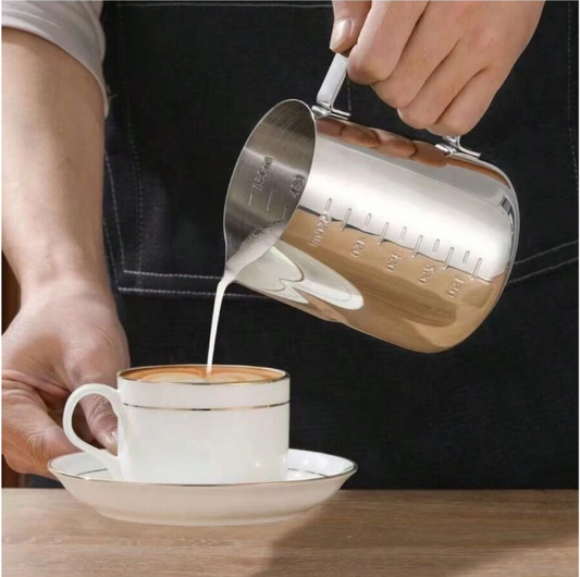 Stainless Steel Barista Milk Pitcher 900 ml - Lunaz Shop