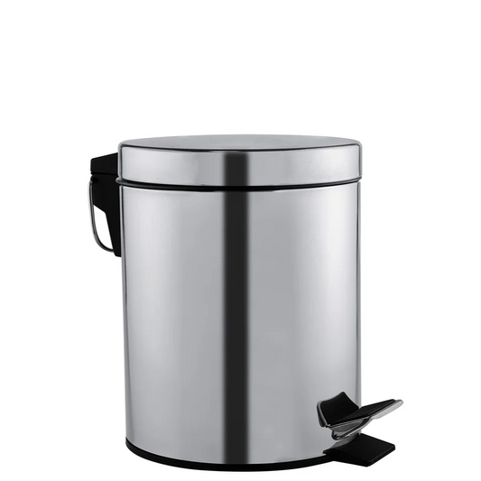 Stainless Steel Dustbin with pedal 3 lt - Lunaz Shop