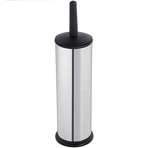 Stainless Steel Toilet Brush Holder with Plastic Cover - Lunaz Shop