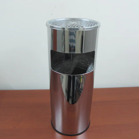 Stainless steel Ash tray with 17 L bin