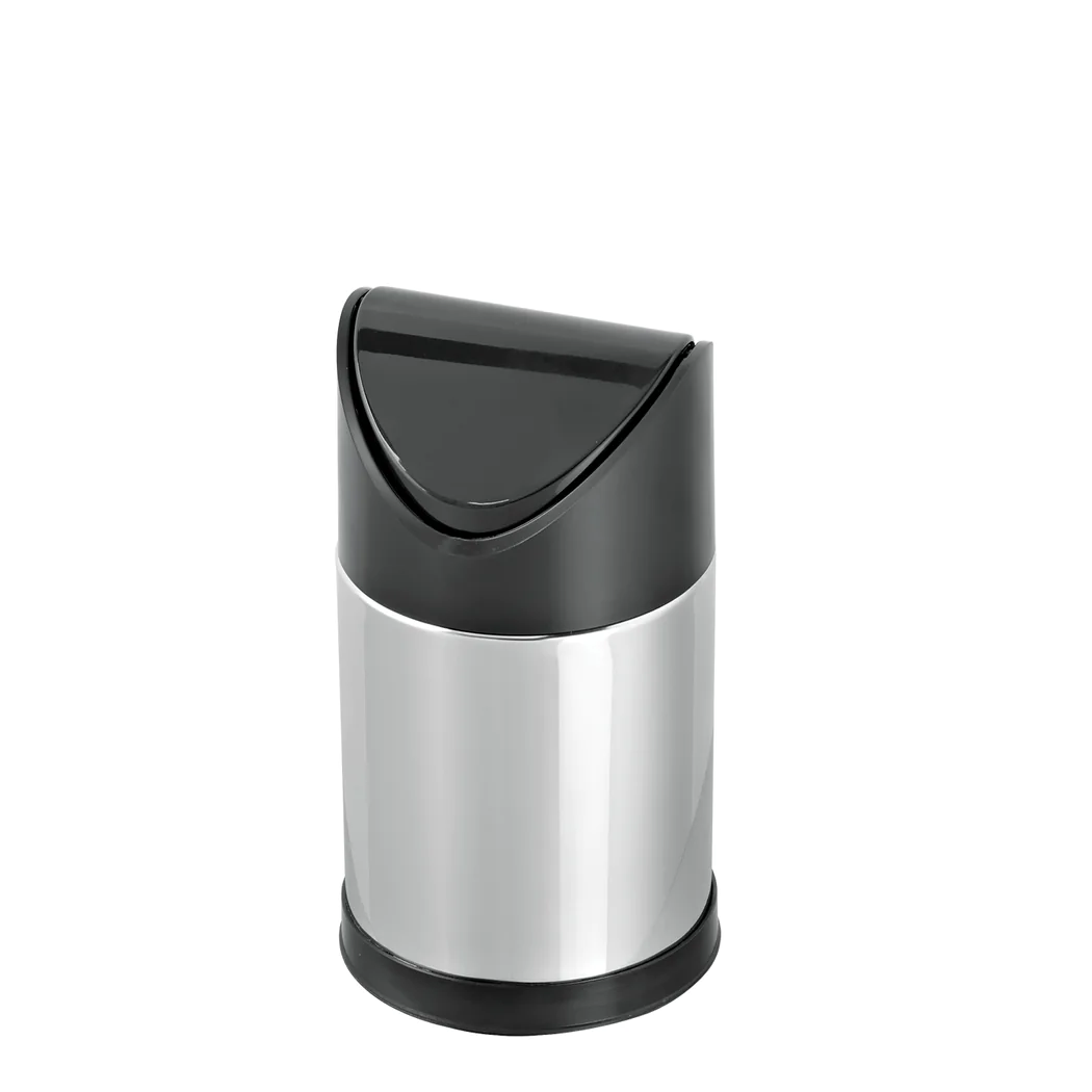 Stainless steel dustbin with plastic cover - Lunaz Shop