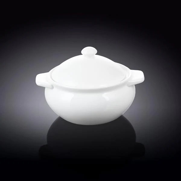 Porcelain small casserole With lid - Lunaz Shop