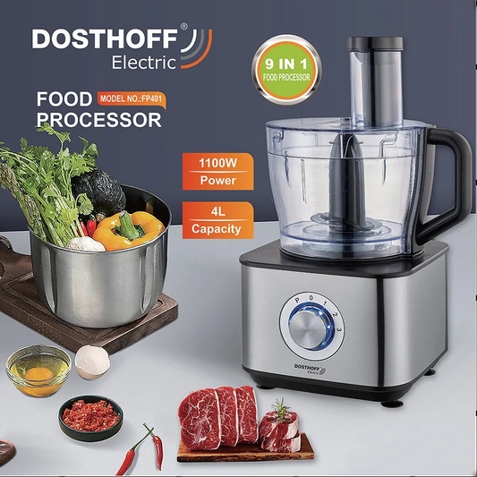Dosthoff 9 in 1 Food Processor 1100W - Lunaz Shop

