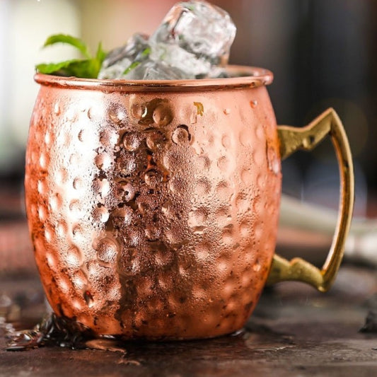 Stainless Mug with Coppery Look