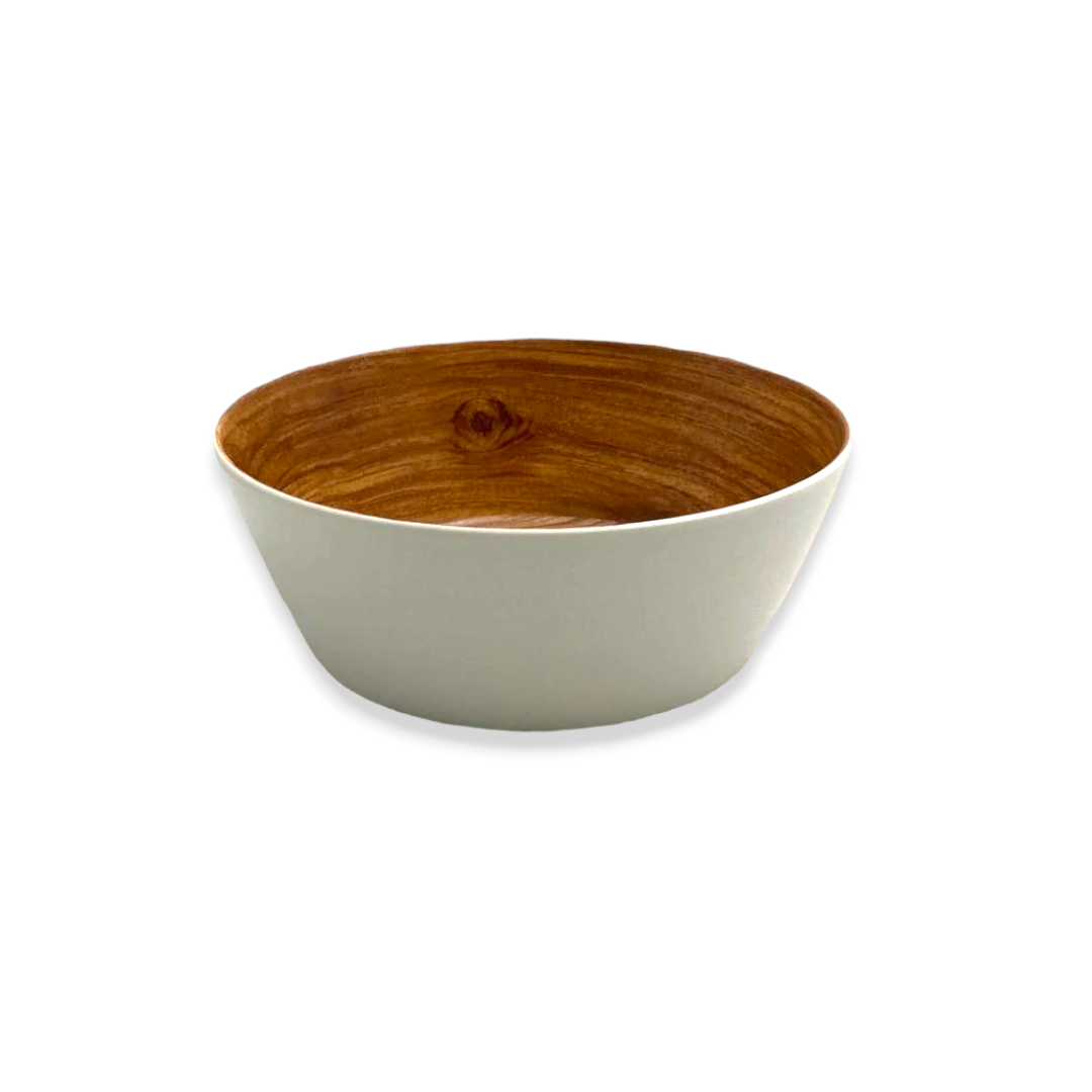 Wooden Design Melamine Bowl X6 , 6.25" - Lunaz Shop