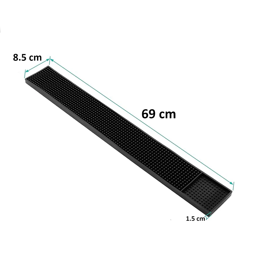 High quality rubber bar mat 69 cm