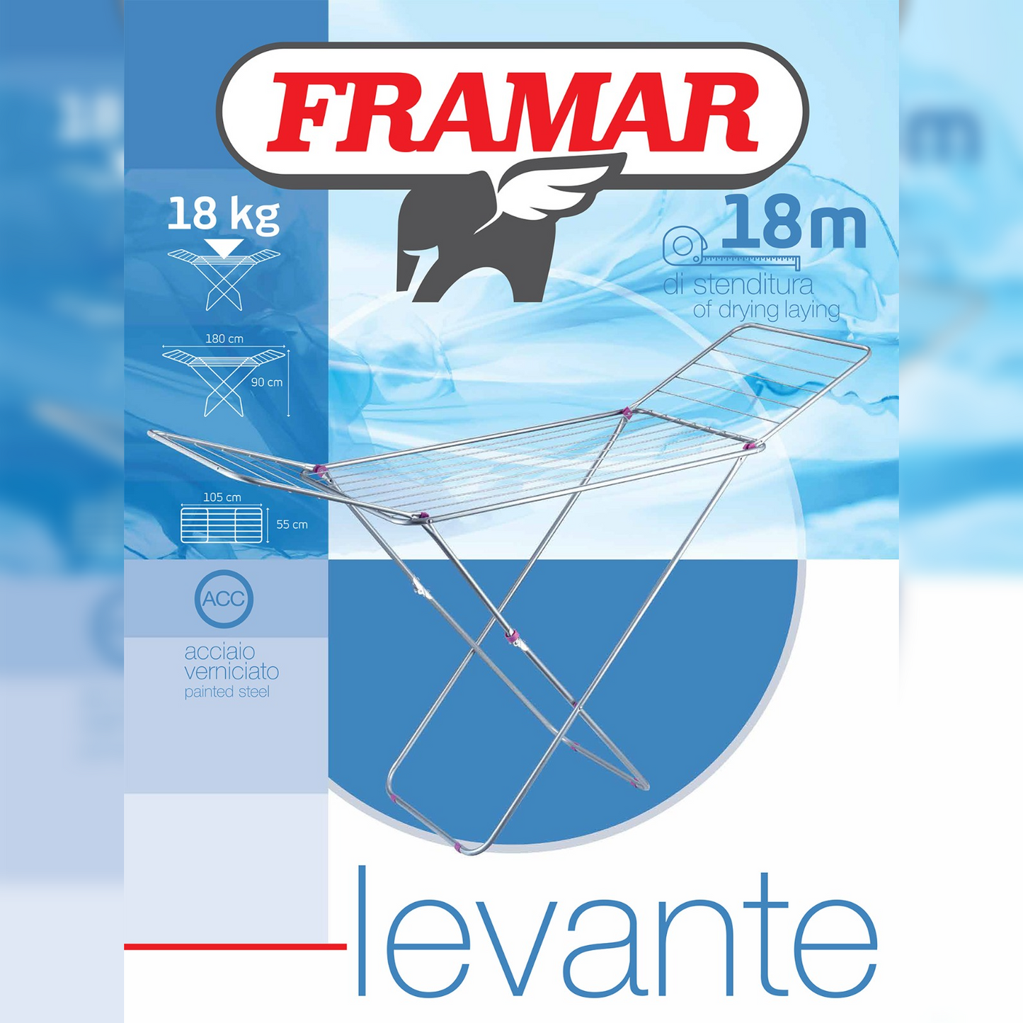 Framar Levante Metallic Clothes Dryer