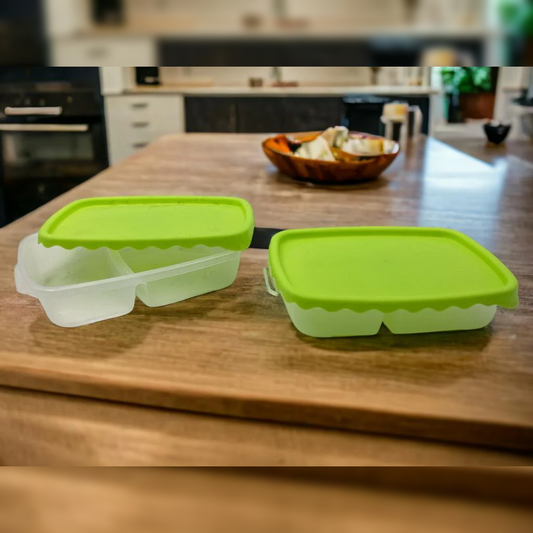 Set of 2 food containers with 2 compartments - Lunaz Shop