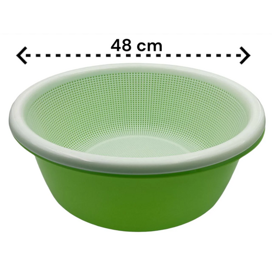 Set of extra large strainer with bowl 48 cm - 23L - Lunaz Shop