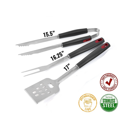 Set of 3 High Quality BBQ tools