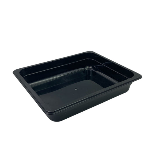Black Gastronorm Polycarbonate Container 1/2 65 mm