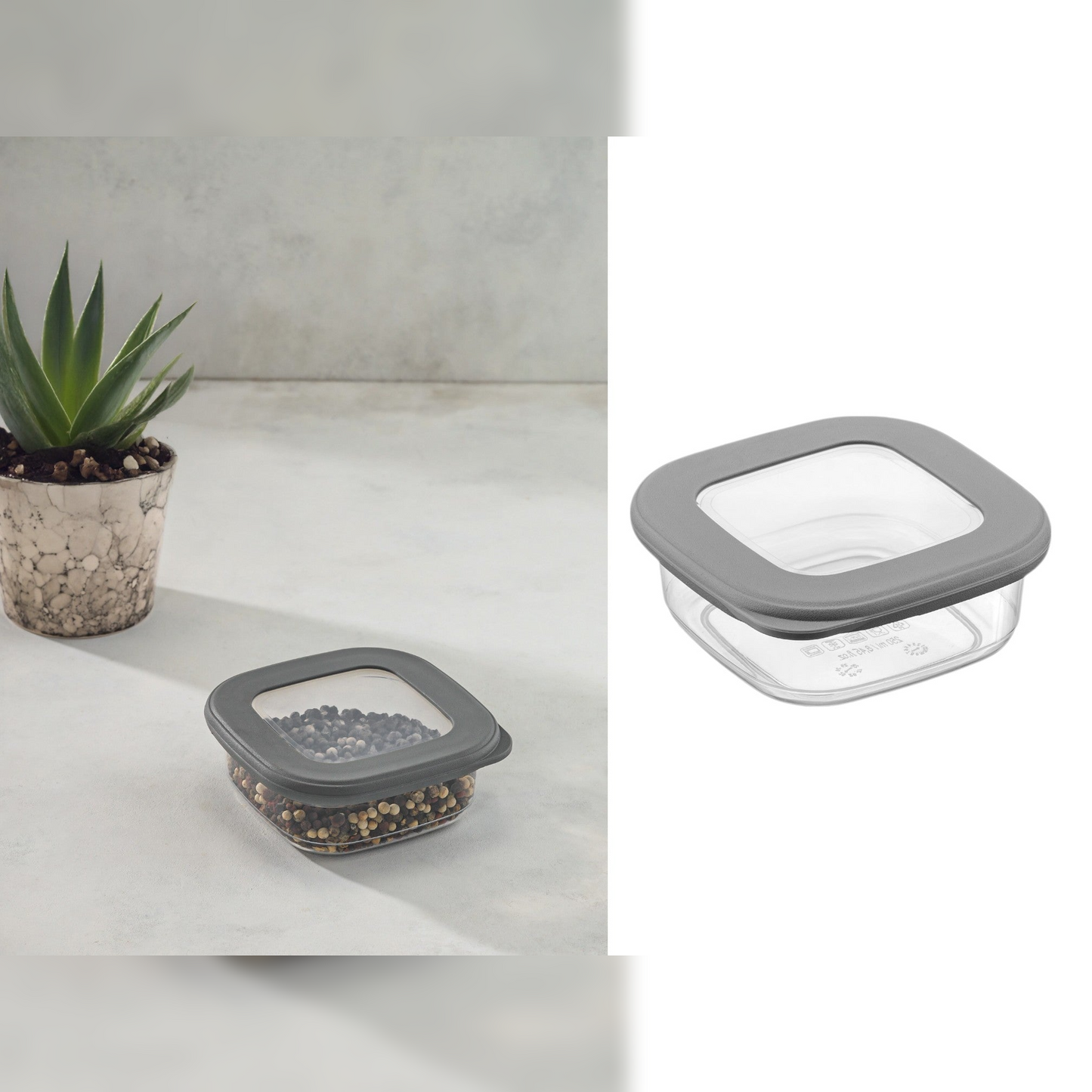 250 ml Poli Square Storage Box