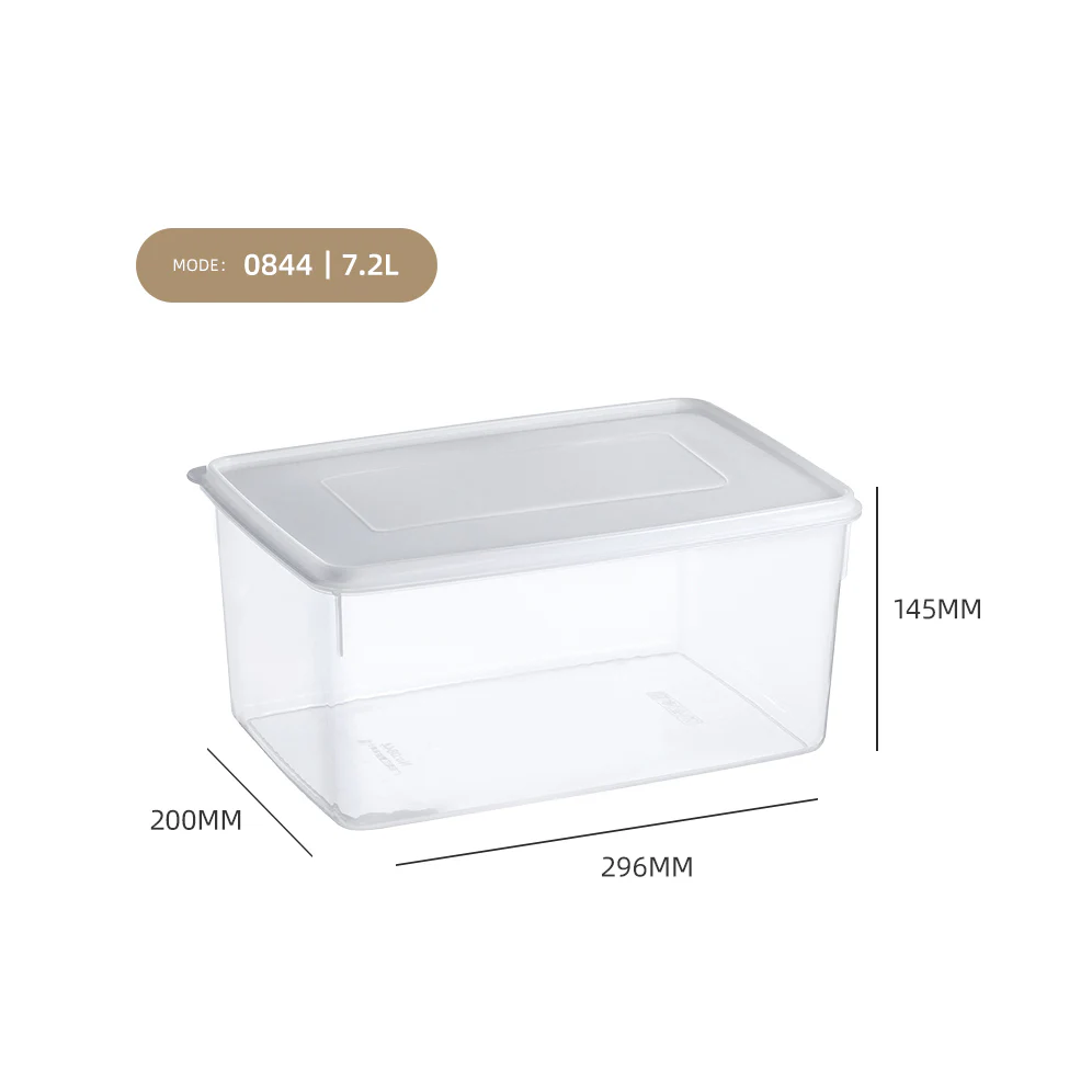 Clear Hermetic Food Preservation Box 7.2 lt - Lunaz Shop