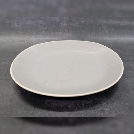 Dosthoff Matt Gray with White Rim Salad Plate 22 cm