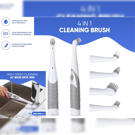 Battery Operated Cleaning Brush 4 in1
