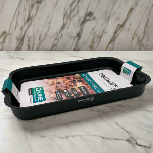 Dosthoff Black Quantum Rectangular Oven Tray 41 cm