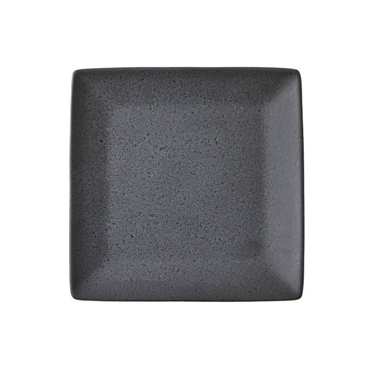 Dosthoff Dark Gray Square-Shaped Dinner Plate 27 cm