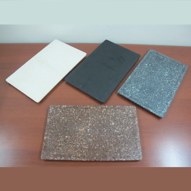 Melamine Flat Display Plate Granite Design 40.6 cm