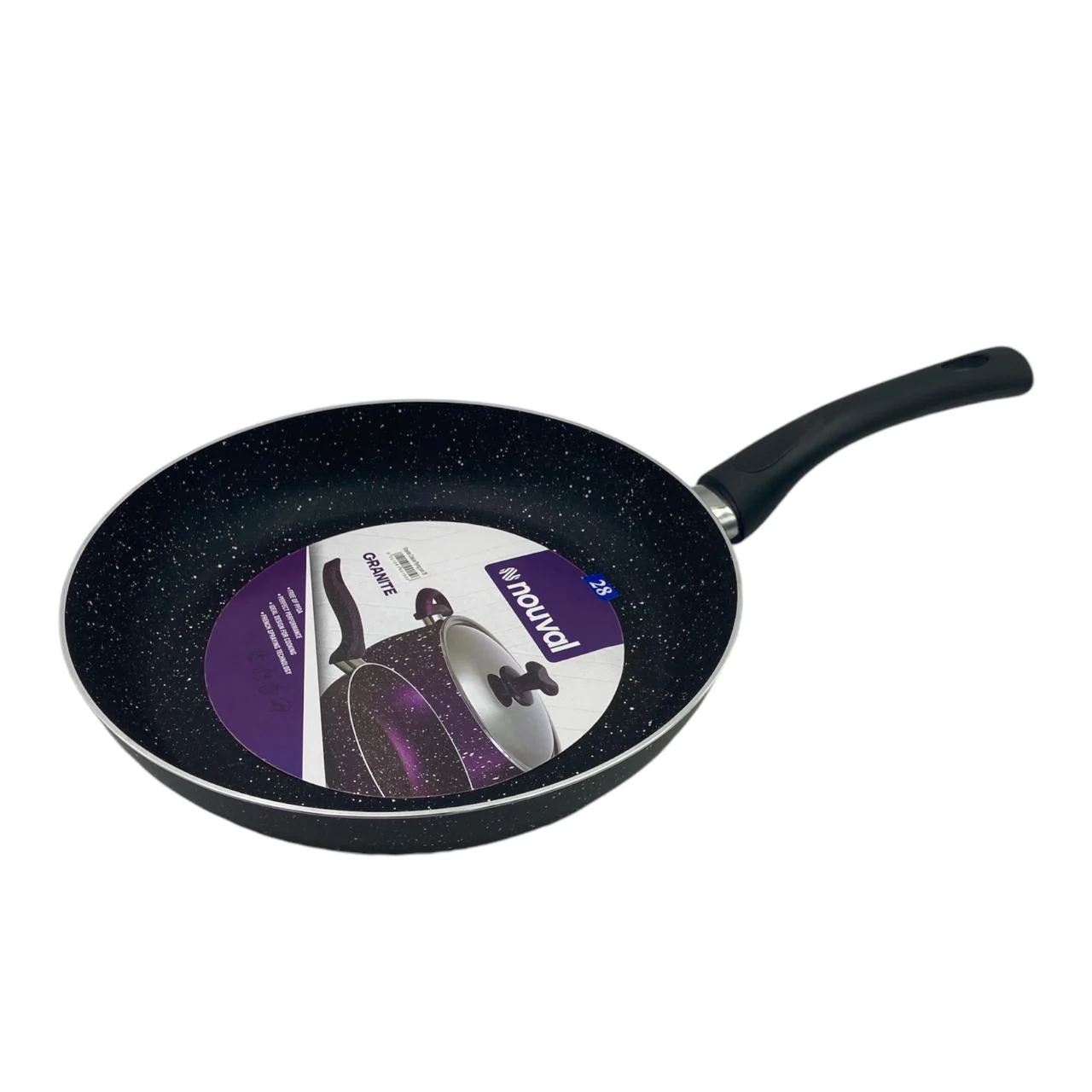 Black Granite Nouval Frying Pan