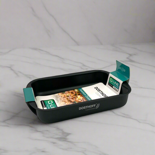 Dosthoff Black Quantum Rectangular Oven Tray 25 cm
