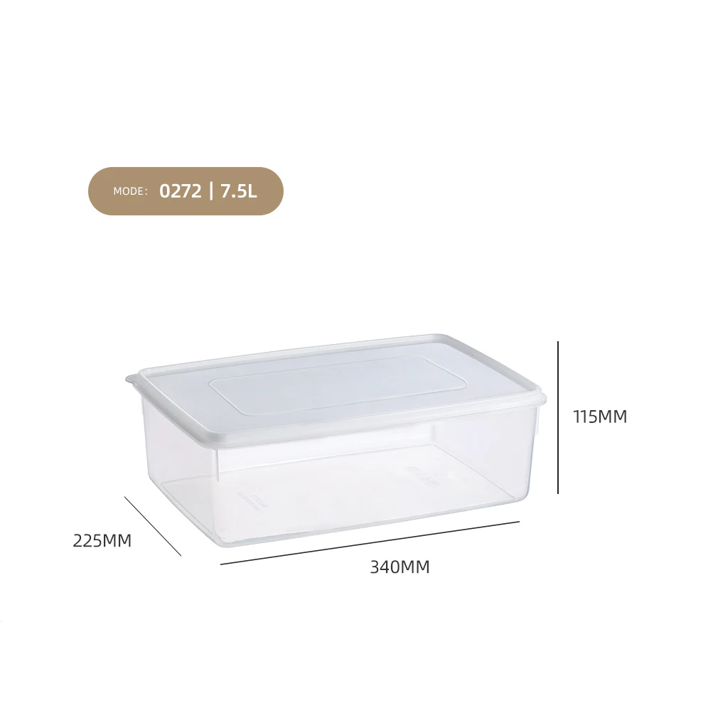 Clear Hermetic Food Preservation Box 7.5 lt - Lunaz Shop