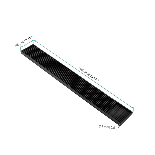 High quality rubber bar mat 60 cm