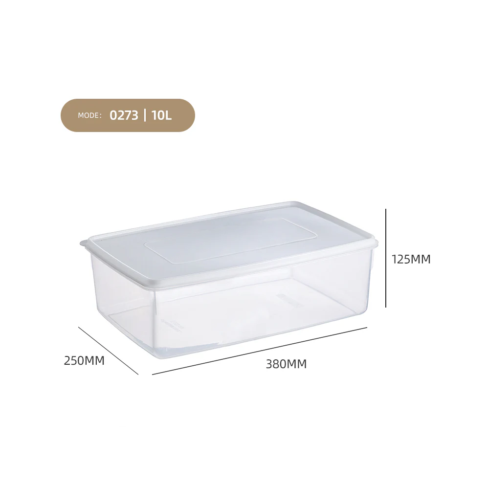 Clear Hermetic Food Preservation Box 10 lt - Lunaz Shop