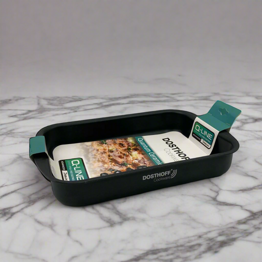 Dosthoff Black Quantum Rectangular Oven Tray 30 cm