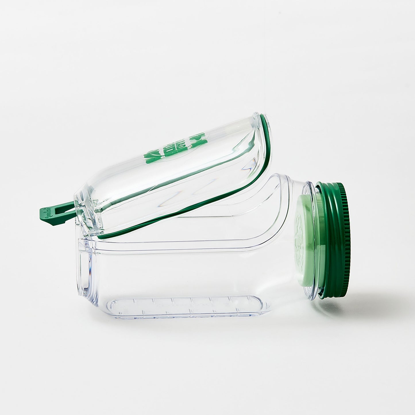 Portable Salad Jar with Side Opening