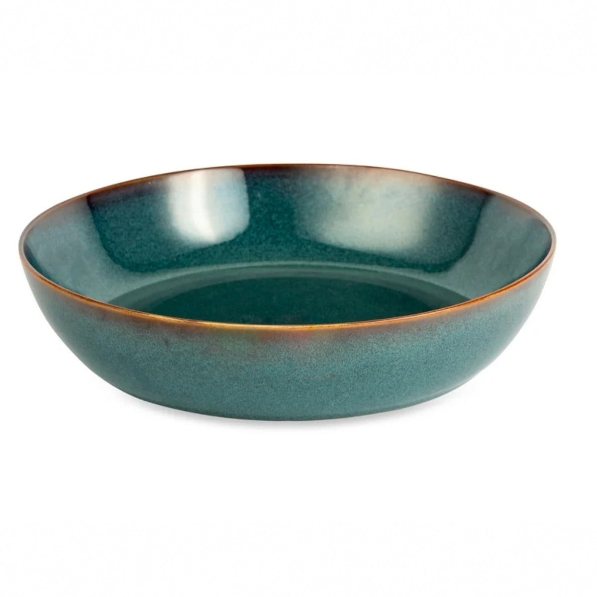 Dosthoff "Ocean Blue Green" Glazed Large Salad Bowl 29 cm