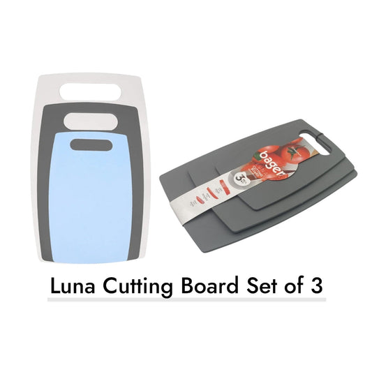 Luna Plastic Cutting Boards Set of 3