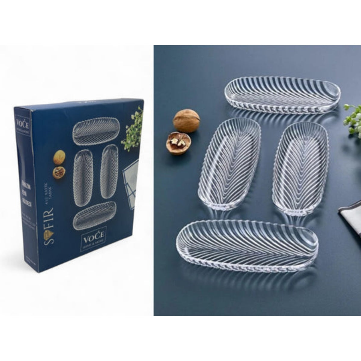 Acrylic Safir Bowl Set 4 Pieces