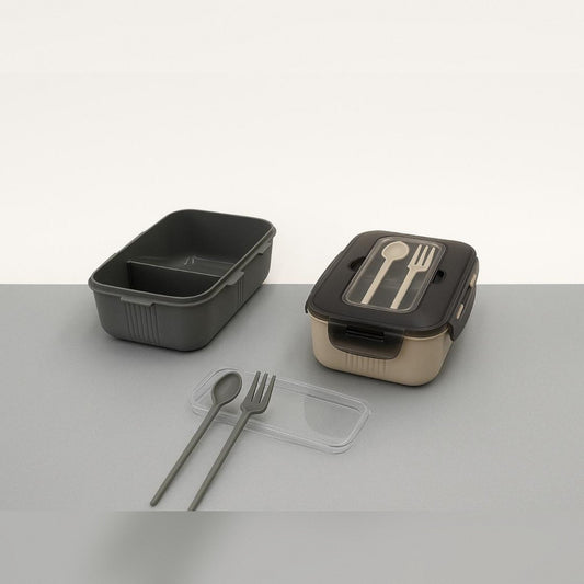 Dosthoff Divided Lunch Box with Cutlery