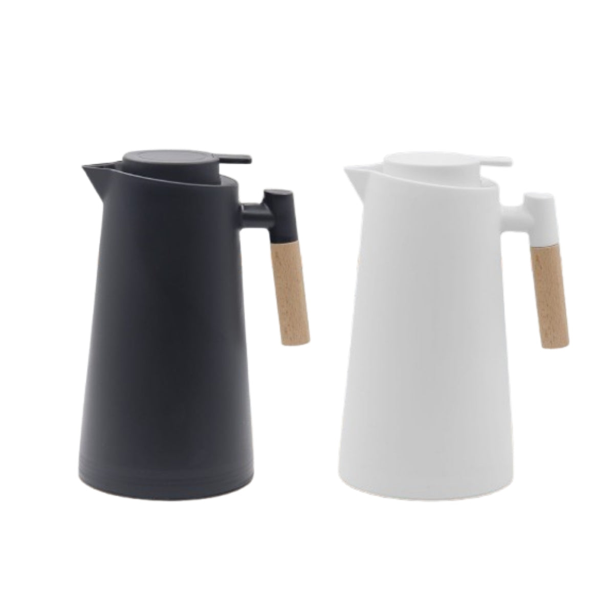 Dosthoff Modern Insulated Carafe Natural Wood Handle 1L